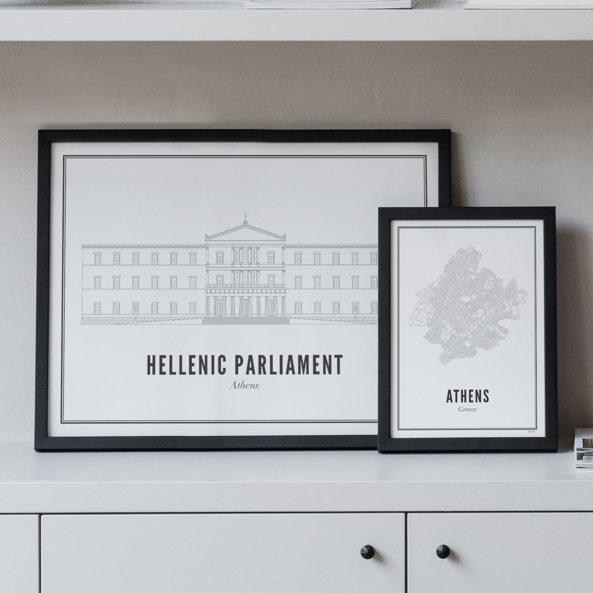 Affiches de Athènes - Parlement grec | WIJCK.